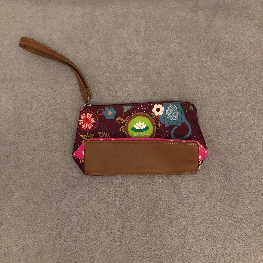 lily bloom wristlet